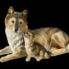 Wolf Figur Mit Jungem 2 Wolf Figur Mit Jungem -FIGUREN Verkäufe FS21193 Wolf Figur mit Junges 1 1280x1280