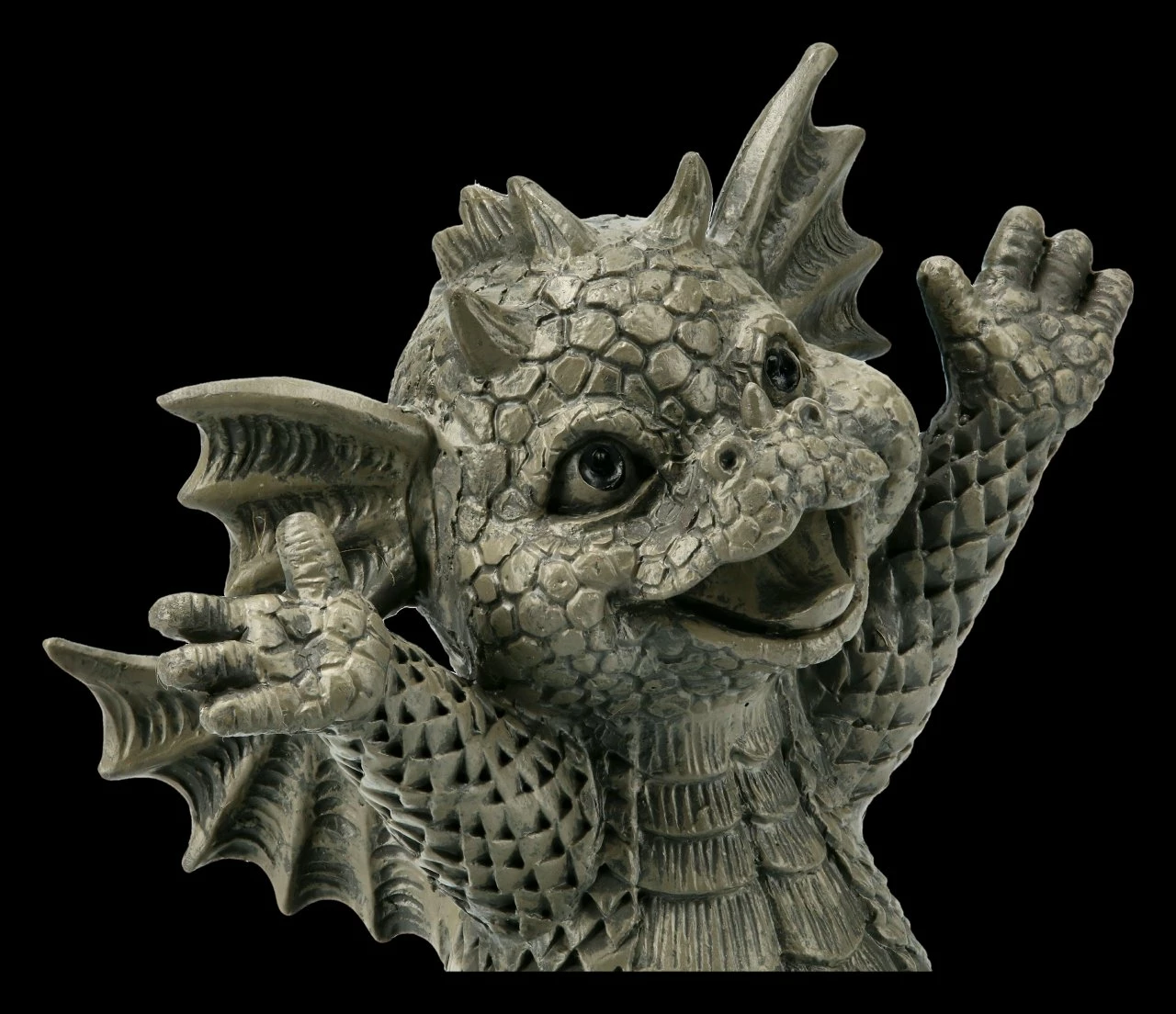 Kleine Gartenfigur - Happy Drache 8 Kleine Gartenfigur - Happy Drache – Bild 6