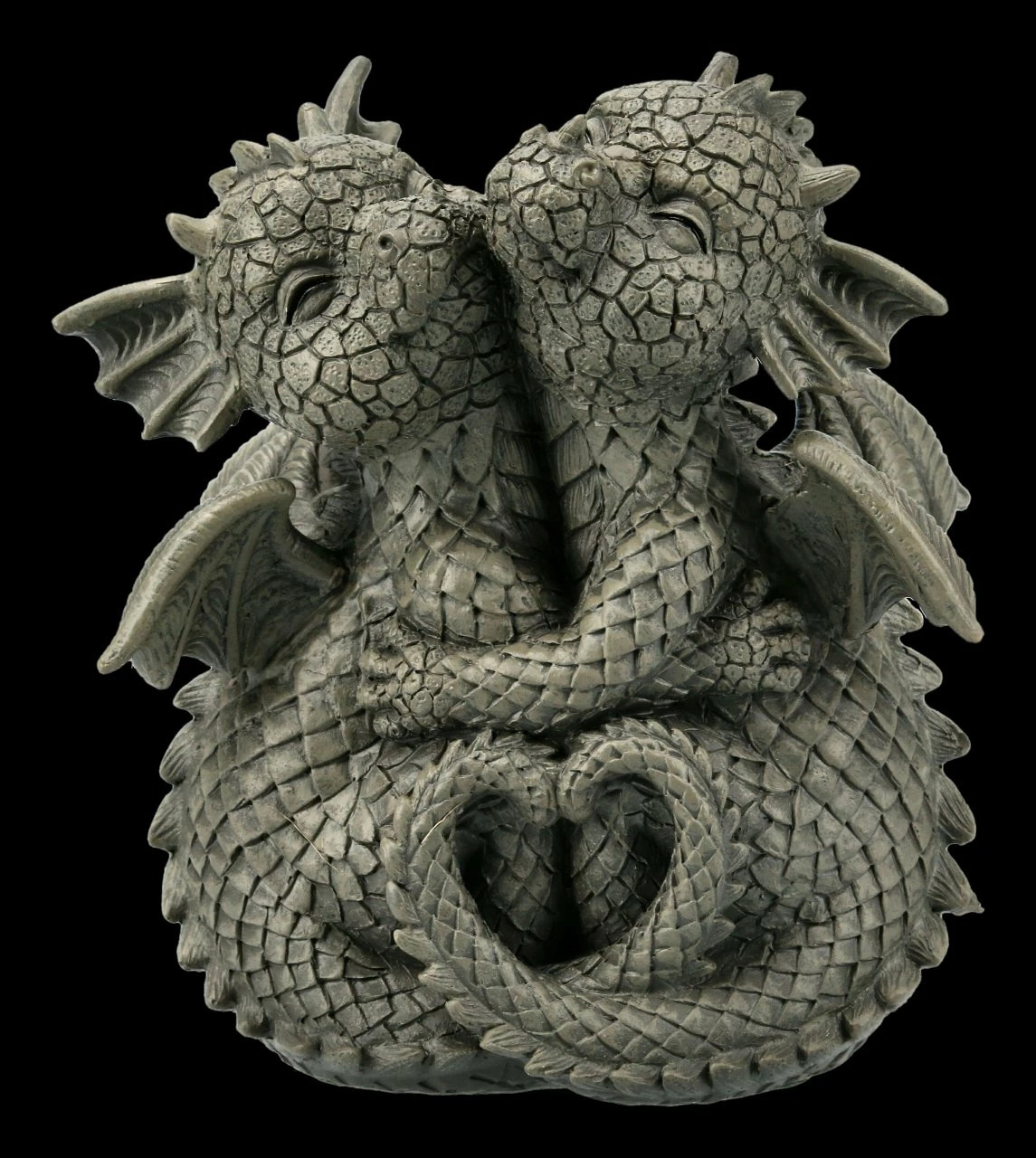 Kleine Gartenfigur - Drachen Paar 3 Kleine Gartenfigur - Drachen Paar