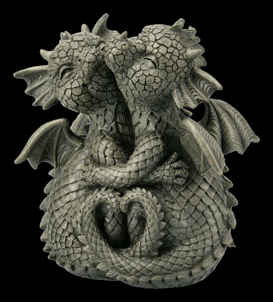 Kleine Gartenfigur - Drachen Paar 5 Kleine Gartenfigur - Drachen Paar – Bild 3