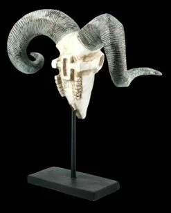 Widder Totenkopf Auf Metall Ständer -FIGUREN Verkäufe FS21256 Widder Totenkopf auf Metall Staender 7 1280x1280