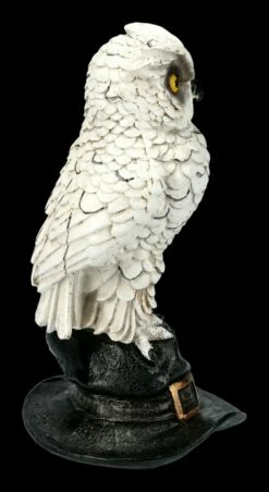 Weiße Eulen Figur Auf Hexenhut - Soren -FIGUREN Verkäufe FS21315 Weisse Eule auf Hexenhut Soren 8 1280x1280