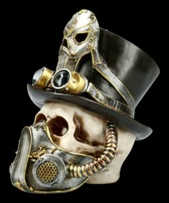Steampunk Totenkopf - Breath Easy -FIGUREN Verkäufe FS21445 Steampunk Totenkopf Breath Easy 3 1280x1280