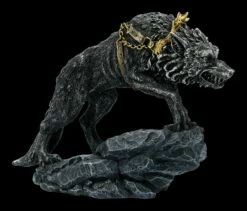 Germanische Fenris Wolf Figur - Fenrir In Ketten
