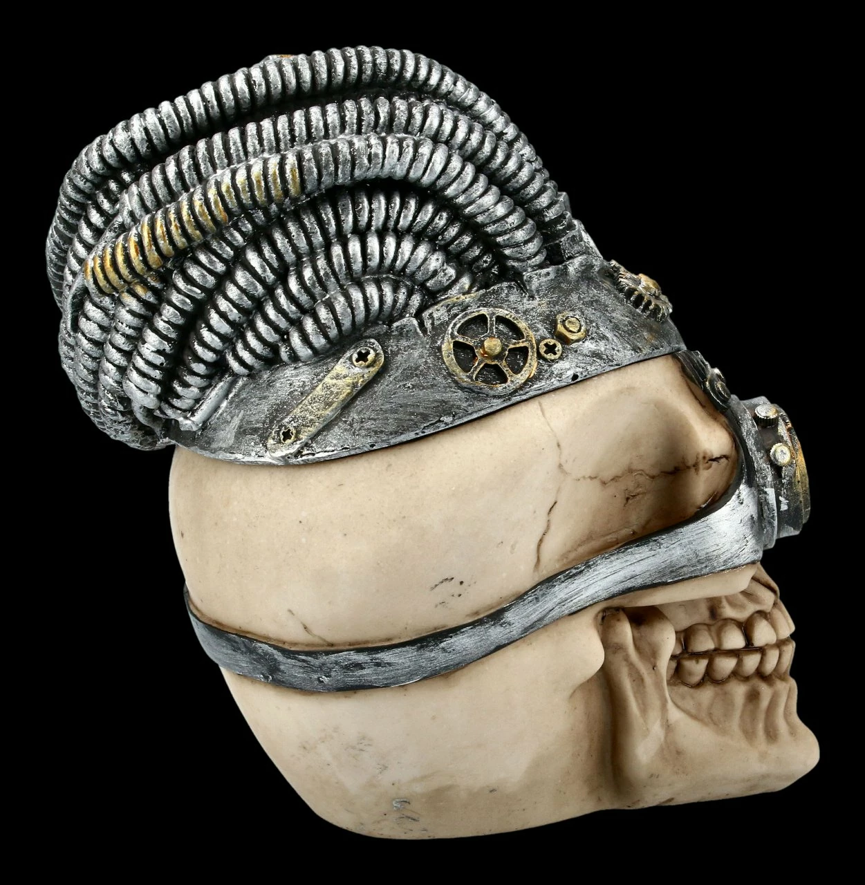 Totenkopf Schatulle - Steampunk Rasta 7 Totenkopf Schatulle - Steampunk Rasta – Bild 5