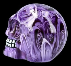 Totenkopf Mit Rosen - Purple Romance - Medium -FIGUREN Verkäufe FS21567 Bunter Totenkopf mit Rosen Purple Romance medium 5 1280x1280