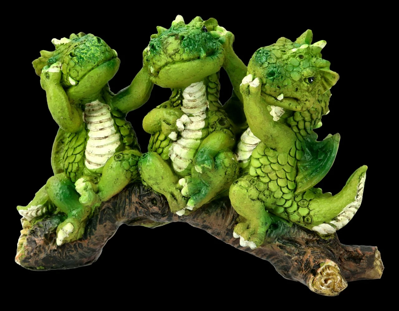 Süße Drachen Figuren Auf Ast - Nichts Böses... 5 Süße Drachen Figuren Auf Ast - Nichts Böses... – Bild 3