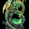 Zweiköpfige Drachen Figur - Grün Mit LED -FIGUREN Verkäufe FS21585 Zweikoepfige Drachen Figur mit LED Beleuchtung 1 1280x1280