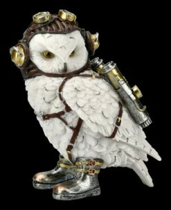 Steampunk Eulen Figur - The Aviator