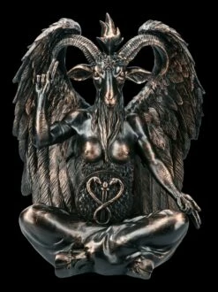 Große Baphomet Figur - Kupferfarben -FIGUREN Verkäufe FS21626 Grosse Baphomet Figur kupferfarben 2 1280x1280