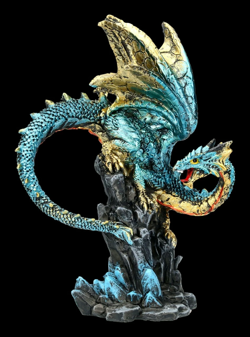Drachen Figur - Hear Me Roar - Blau 3 Drachen Figur - Hear Me Roar - Blau