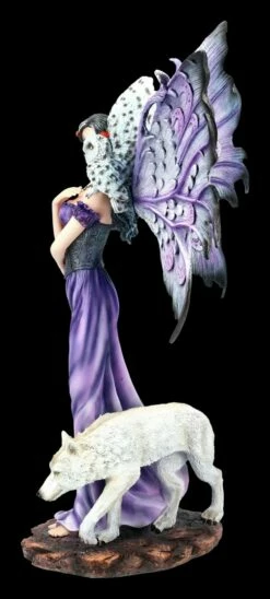 Elfen Figur Mit Wolf Und Eule - Amethyst Companions -FIGUREN Verkäufe FS21917 Elfen Figur Amethyst Companions 3 1280x1280