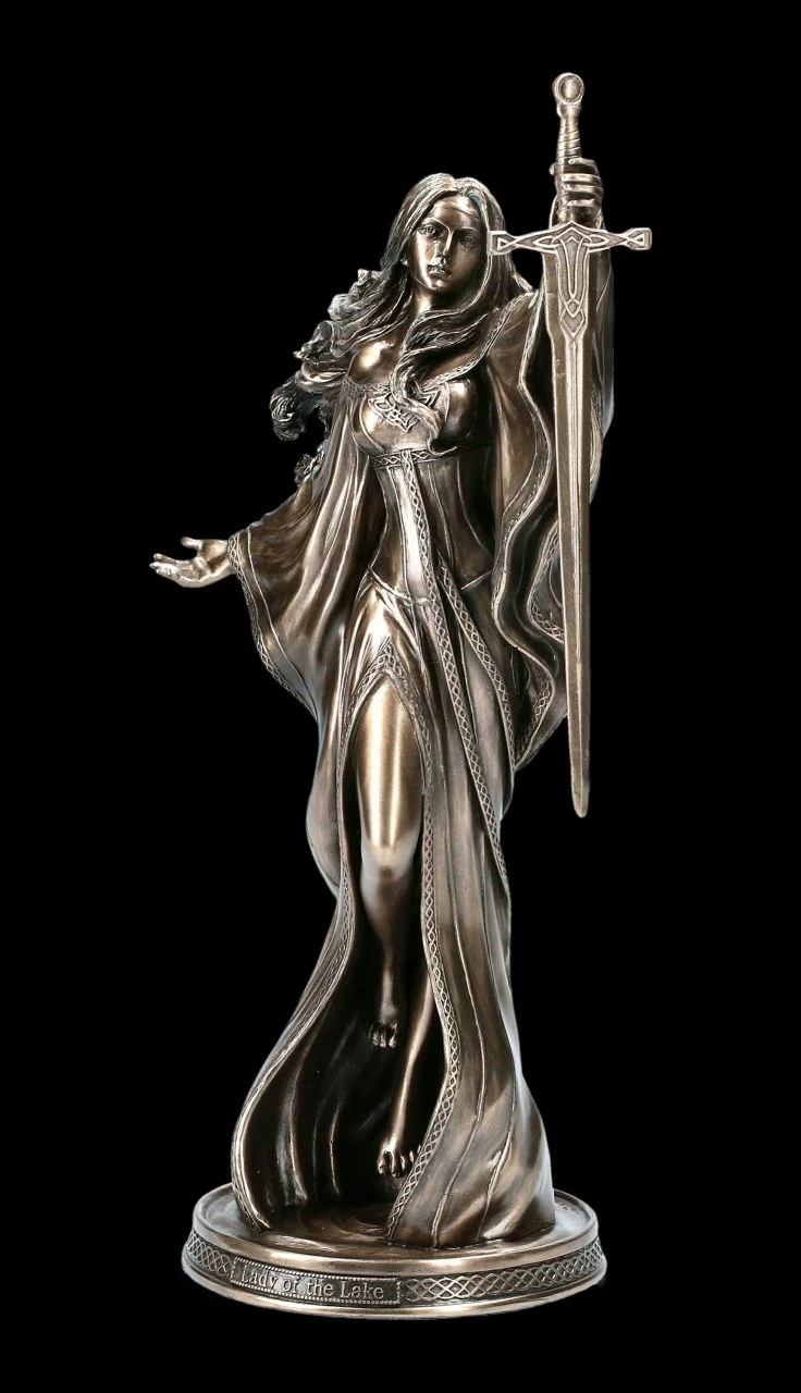Nimue Figur - Lady Of The Lake - Bronziert 6 Nimue Figur - Lady Of The Lake - Bronziert – Bild 4