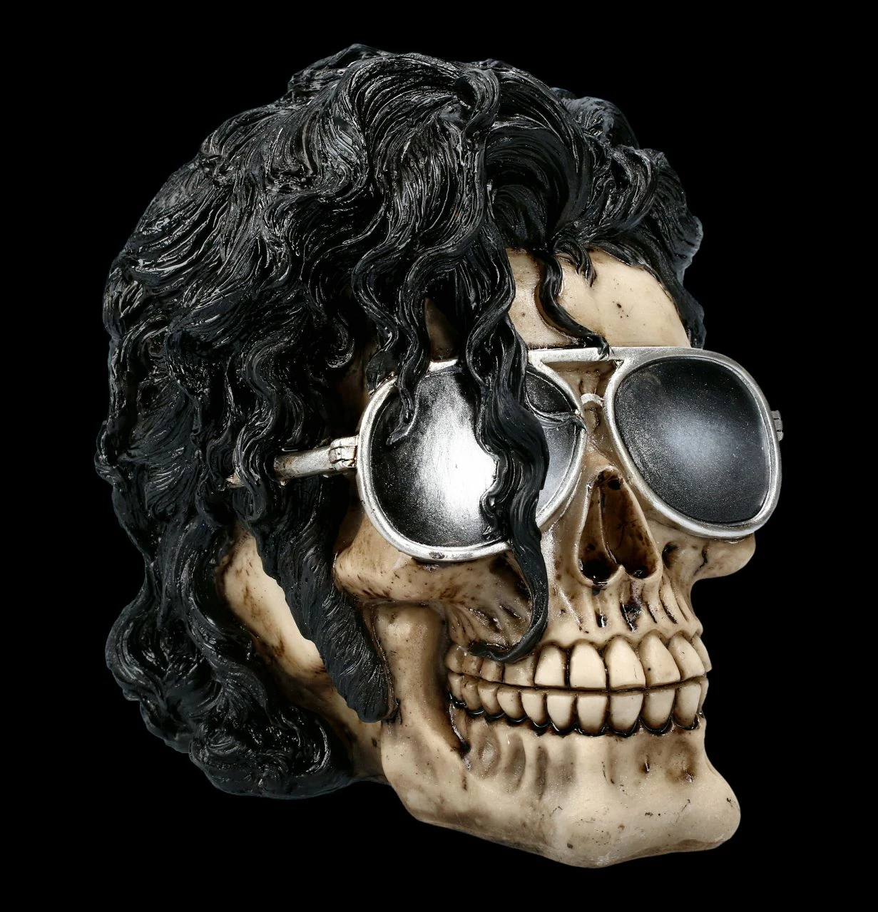Totenkopf Figur Mit Brille - Bad 3 Totenkopf Figur Mit Brille - Bad