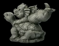 Gartenfigur - Drache Mit Schildkröte 14 Gartenfigur - Drache Mit Schildkröte -FIGUREN Verkäufe FS22607 Gartenfigur Drache mit Schildkroete 3 1280x1280