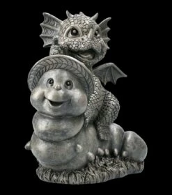 Gartenfigur - Drache Reitet Auf Raupe -FIGUREN Verkäufe FS22667 Gartenfigur Drache reitet auf Raupe 1 1280x1280