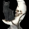 Totenkopf Mond Mit Schwarzer Katze -FIGUREN Verkäufe FS23935 Totenkopf Mond mit schwazer Katze 6 1280x1280