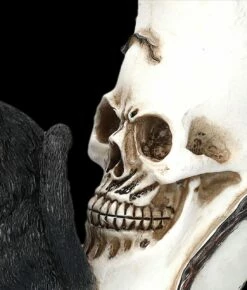 Totenkopf Mond Mit Schwarzer Katze -FIGUREN Verkäufe FS23935 Totenkopf Mond mit schwazer Katze 8 1280x1280