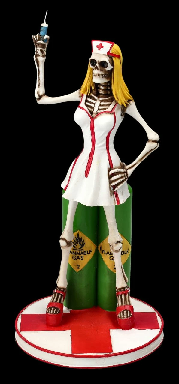 Skelett Figur - Sexy Krankenschwester 5 Skelett Figur - Sexy Krankenschwester – Bild 3
