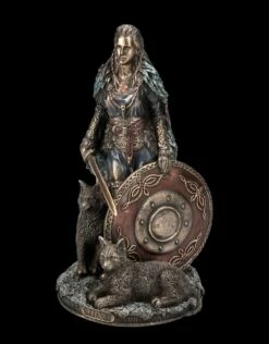 Freya Figur - Germanische Göttin Als Schildmaid -FIGUREN Verkäufe FS24831 Freya Figur Germanische Gottin als Schildmaid 2 1280x1280