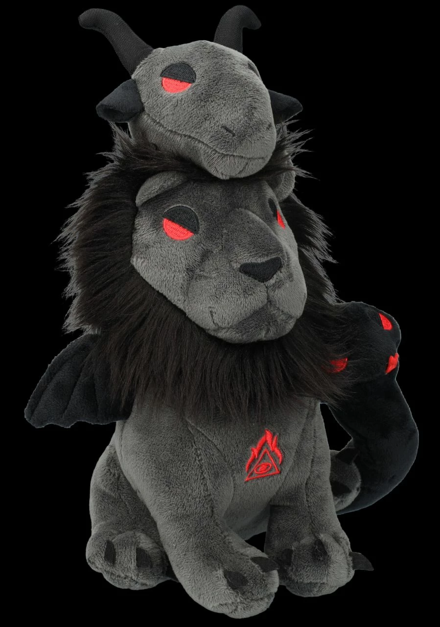 Plüschfigur Chimäre - Löwe Ziege Schlange 4 Plüschfigur Chimäre - Löwe Ziege Schlange – Bild 2