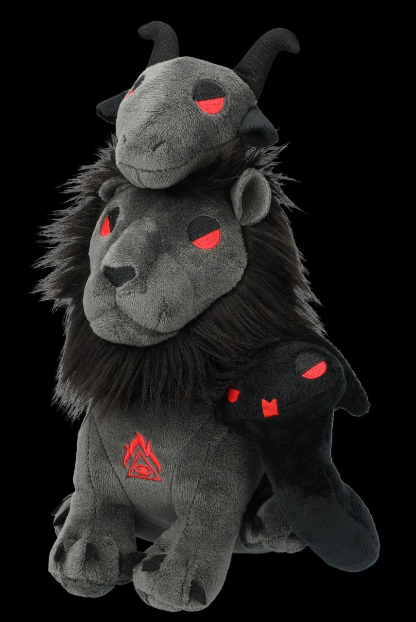 Plüschfigur Chimäre - Löwe Ziege Schlange 8 Plüschfigur Chimäre - Löwe Ziege Schlange – Bild 6