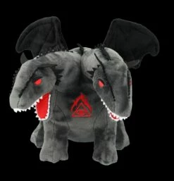 Plüschfigur - Zweiköpfiger Drache