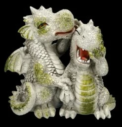 Gartenfigur Drachen Paar - Lustige Geschichte