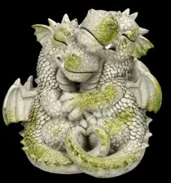 Gartenfigur Drachen Paar - Ich Hab Dich Lieb