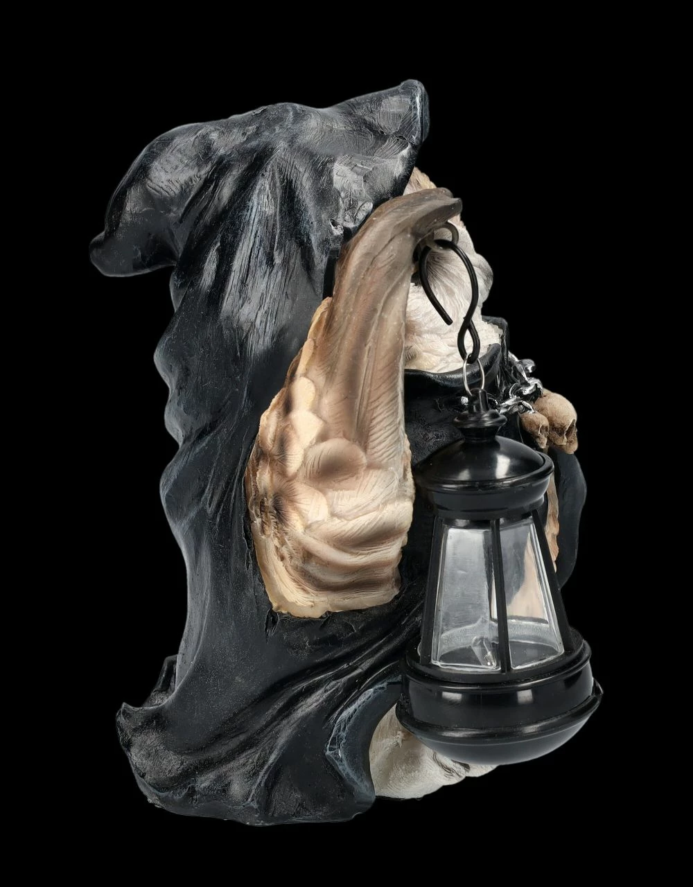 Eulen Figur In Reaperkutte Mit LED Laterne 7 Eulen Figur In Reaperkutte Mit LED Laterne – Bild 5