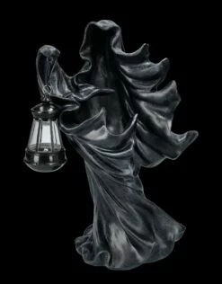 Sensenmann Figur - Grim Reaper Mit LED Laterne
