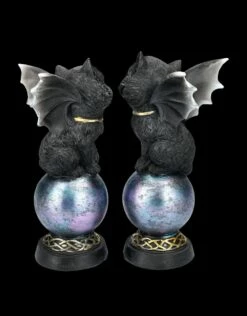 Vampirkatzen Figur 2er Set Auf Wahrsagerkugel -FIGUREN Verkäufe FS24975 Vampirkatzen Figur 2er Set 6 1280x1280