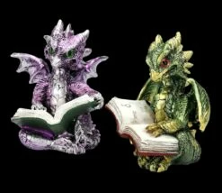 Drachen Figuren 2er Set Beim Buch Lesen -FIGUREN Verkäufe FS24980 Drachen Figuren 2er Set beim Buch lesen 2 1280x1280
