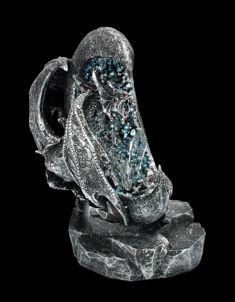 Drachenfigur Mit Mondsichel LED 9 Drachenfigur Mit Mondsichel LED – Bild 7