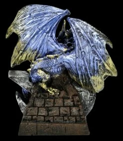 Drachenfigur Schlängelt Sich Um Mond-Pentagramm -FIGUREN Verkäufe FS25480 Drachenfigur schl ngelt sich um Mond Pentagramm 6 1280x1280