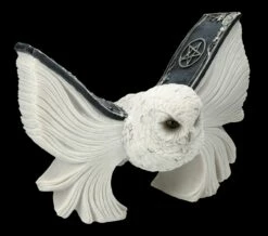 Eulen Figur Weiß - Botschafterin Mit Buchflügeln 11 Eulen Figur Weiß - Botschafterin Mit Buchflügeln -FIGUREN Verkäufe FS25622 Eulen Figur weiss Botschafter mit Buchfl geln 9 1280x1280