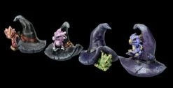 Drachenfiguren Bunt 4er Set - Hexenhut -FIGUREN Verkäufe FS25708 Drachenfiguren bunt 4er SEt Hexenhut 2 1280x1280