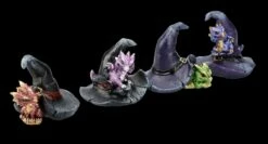 Drachenfiguren Bunt 4er Set - Hexenhut -FIGUREN Verkäufe FS25708 Drachenfiguren bunt 4er SEt Hexenhut 9 1280x1280