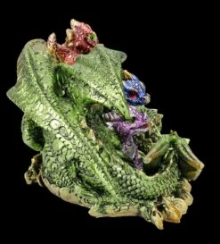 Drachenfigur Grün - Mutter Mit 3 Kindern -FIGUREN Verkäufe FS25710 Drachenfigur gr n Mutter mit 3 Kindern 8 1280x1280