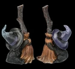 Katzen Figuren 2er Set - Hexenbesen 13 Katzen Figuren 2er Set - Hexenbesen -FIGUREN Verkäufe FS25717 Katzen Figuren 2er Set Hexenbesen 6 1280x1280