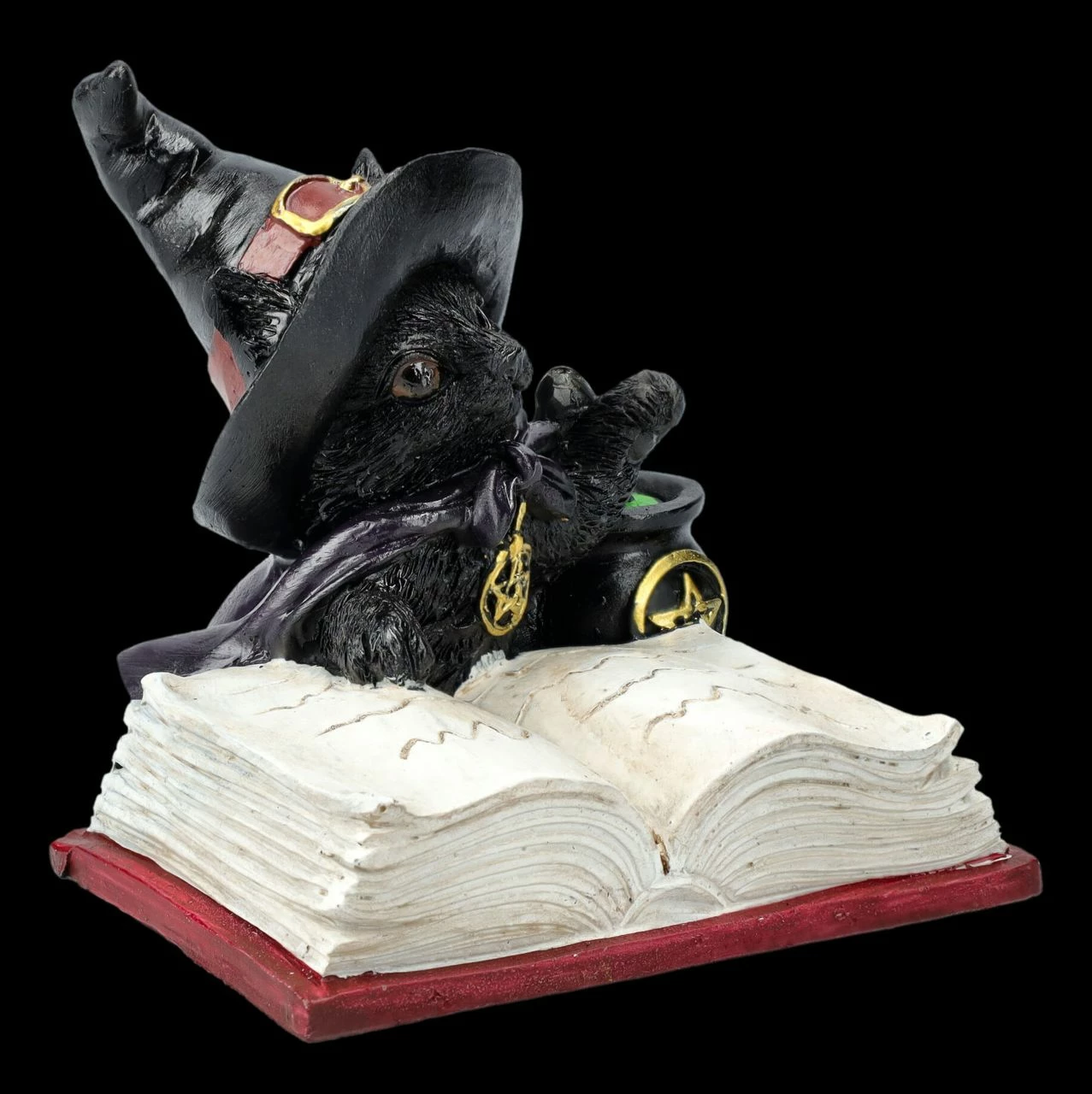 Hexen Katzen Figur - Familiars Brew 4 Hexen Katzen Figur - Familiars Brew – Bild 2