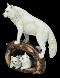 Wolf Figur - Schneewolf Mit Jungen In Der Höhle 15 Wolf Figur - Schneewolf Mit Jungen In Der Höhle -FIGUREN Verkäufe FS25793 Wolf Figur Schneewolf mit Jungen in H hle 2 1280x1280
