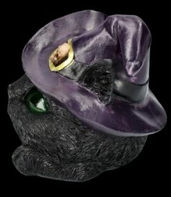 Hexenkatzen-Kopf Dekofigur - Familiar Grin -FIGUREN Verkäufe FS26096 Hexenkatzenkopf Dekofigur LED FAmiliar Grin 4 1280x1280