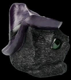 Hexenkatzen-Kopf Dekofigur - Familiar Grin -FIGUREN Verkäufe FS26096 Hexenkatzenkopf Dekofigur LED FAmiliar Grin 8 1280x1280