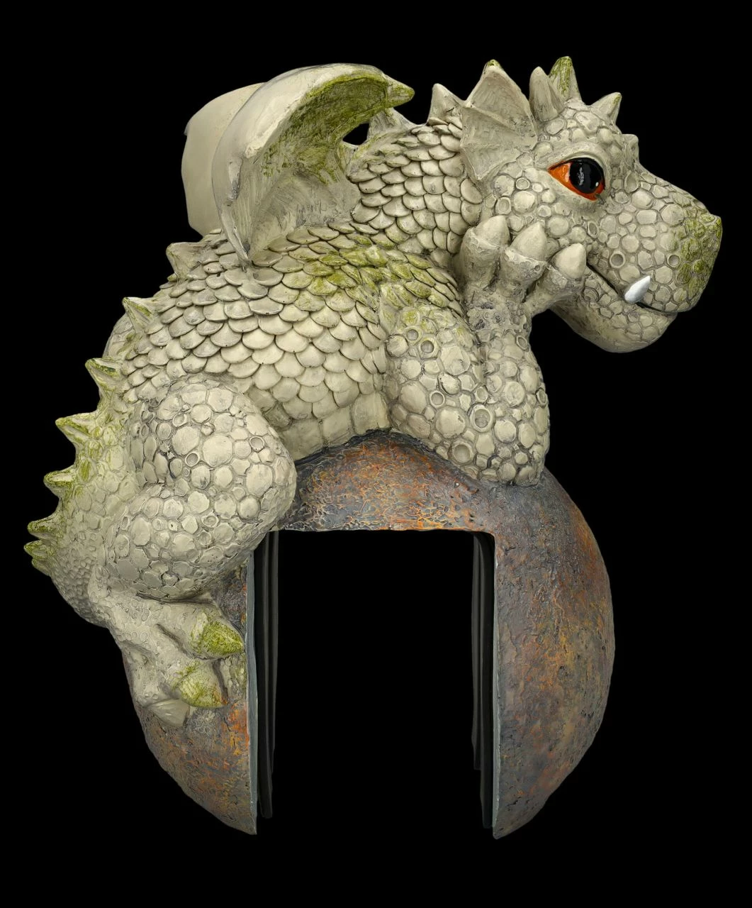 Garten Figur - Drache Als Zaunhänger 7 Garten Figur - Drache Als Zaunhänger – Bild 5
