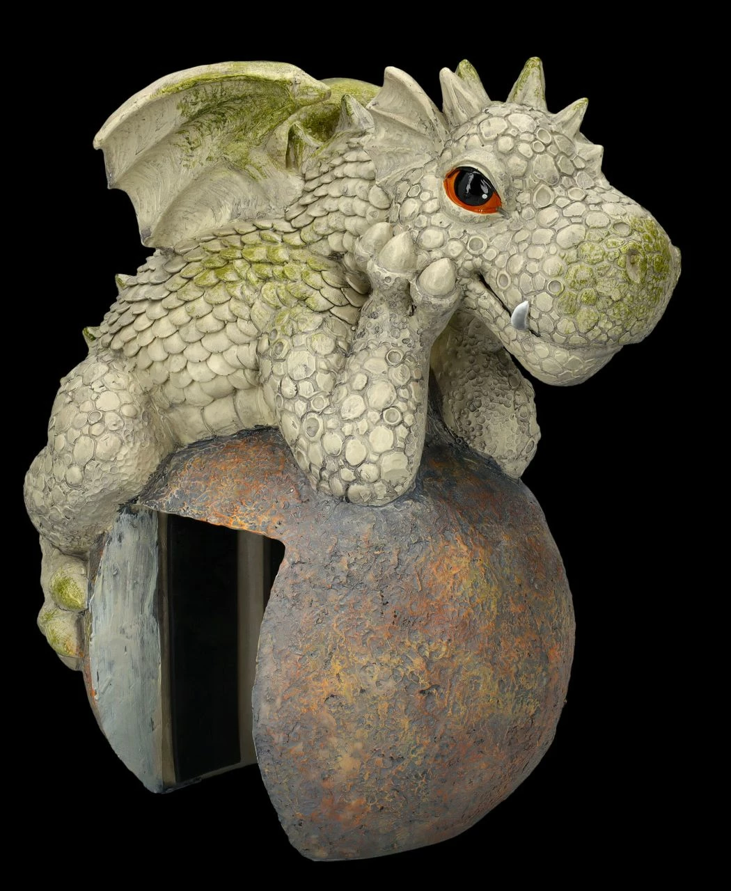 Garten Figur - Drache Als Zaunhänger 4 Garten Figur - Drache Als Zaunhänger – Bild 2