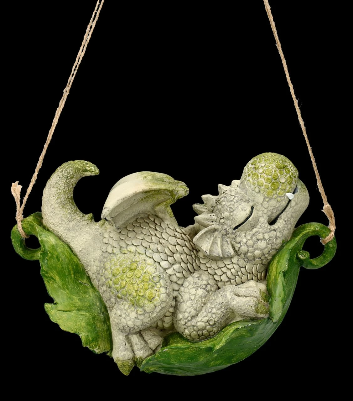 Garten Figur - Drachen In Hängematte 6 Garten Figur - Drachen In Hängematte – Bild 4