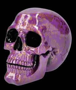 Totenkopf Figur Lila - Violet Elegance -FIGUREN Verkäufe FS26161 Totenkopf lila Violet Elegance 2 1280x1280