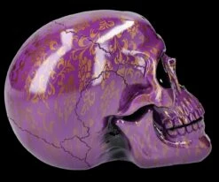 Totenkopf Figur Lila - Violet Elegance -FIGUREN Verkäufe FS26161 Totenkopf lila Violet Elegance 8 1280x1280
