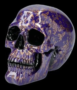 Totenkopf Figur Indigo-blau - Indigo Elegance -FIGUREN Verkäufe FS26162 Totenkopf Figur indigo blau Indigo Elegance 2 1280x1280